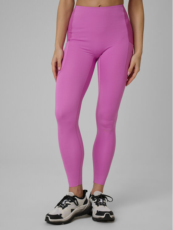 4F 4F Legginsy SOLAR PUNK Różowy Slim Fit