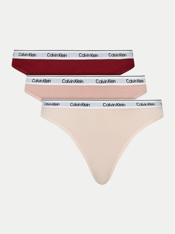 Calvin Klein Underwear Calvin Klein Underwear Набір з 3 пар стрінгів 000QD5209E Кольоровий
