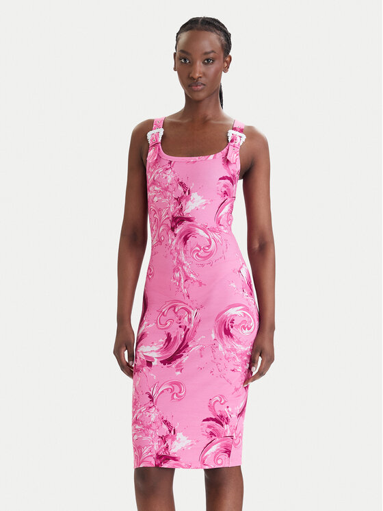 Versace Jeans Couture Versace Jeans Couture Vestito da giorno 80HAO943 JS550 Rosa Slim Fit