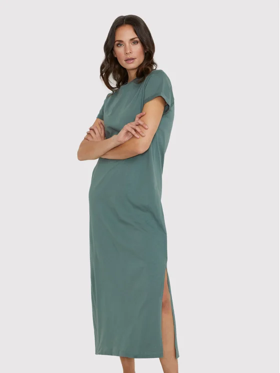 Kaffe Kleid für den Alltag Celina 10551884 Grün Regular Fit