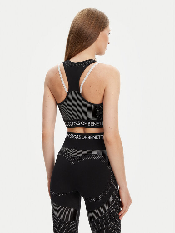 United Colors Of Benetton United Colors Of Benetton Sportski grudnjak 3SW63H00I Crna