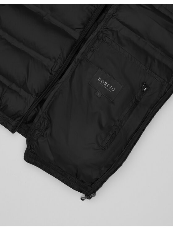 Borgio Borgio Kurtka przejściowa seniga_c Czarny Slim Fit