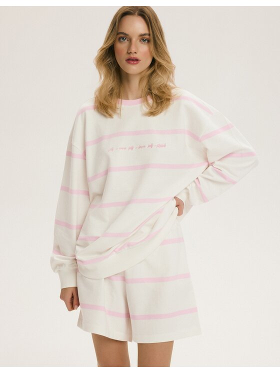 Esotiq Esotiq Bluza 44657 Biały Regular Fit