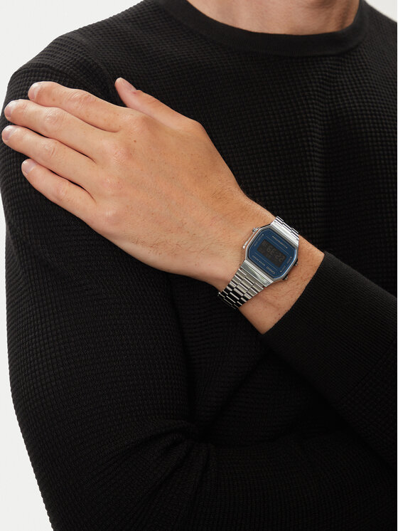 Casio Casio Pulkstenis A168WEM-2BEF Sudraba