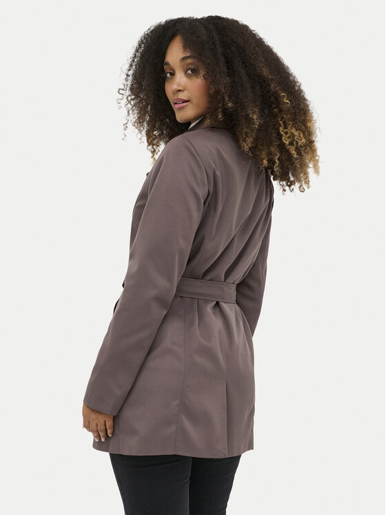 ONLY ONLY Trenčkot Valerie 15191821 Rjava Regular Fit