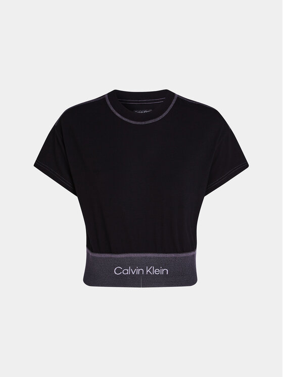 Calvin Klein Performance Calvin Klein Performance T-shirt 00GWF3K147 Crna Regular Fit