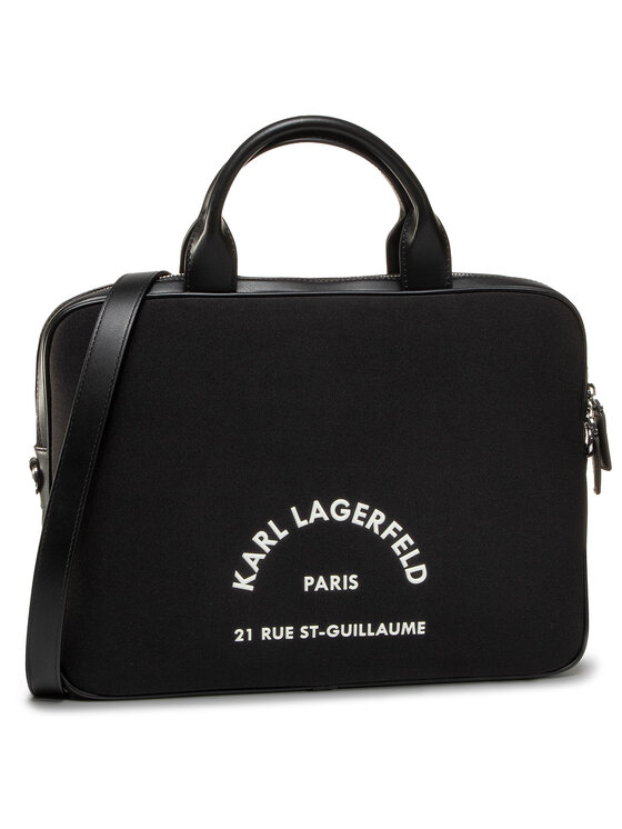 KARL LAGERFELD KARL LAGERFELD Laptoptáska 205W3243 Fekete