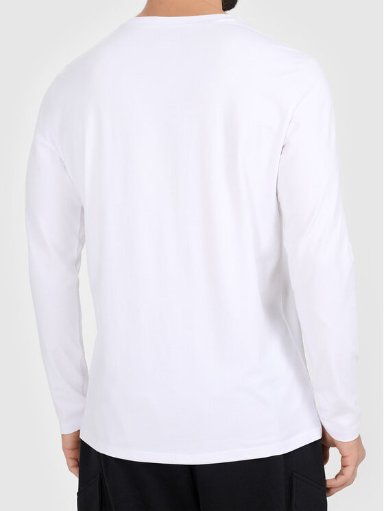 4F 4F Longsleeve TLONM611-10 Biały Active Fit