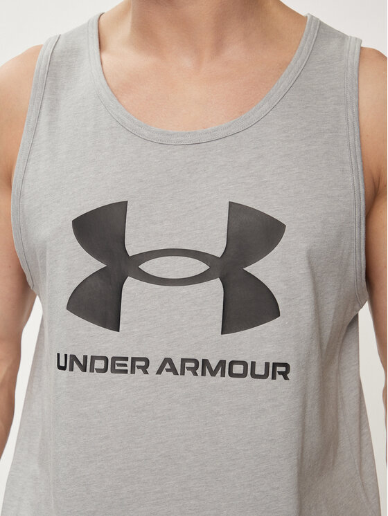 Under Armour Under Armour Tank top Ua Sportstyle Logo Tank 1382883-035 Γκρι Loose Fit