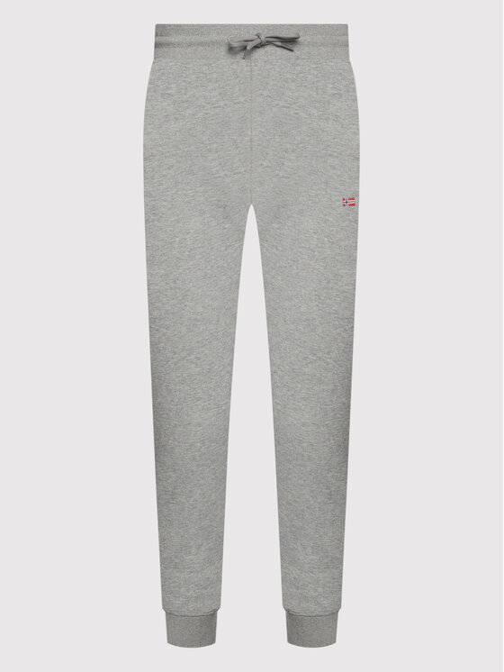 Napapijri Napapijri Долнище анцуг Malis NP0A4GBK Сив Regular Fit