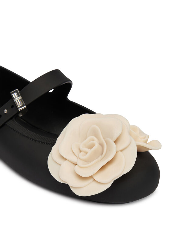 Melissa Melissa Baleríny Melissa Soft Ballerina Petals Ad 37820 Černá