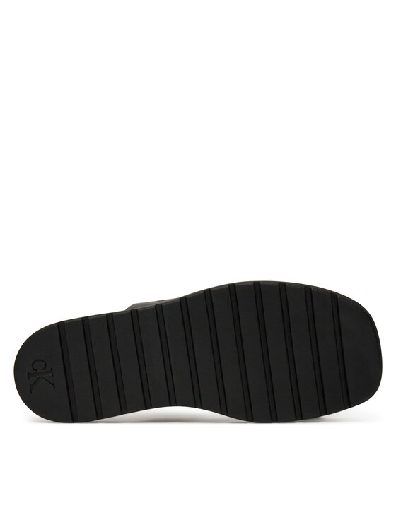 Calvin Klein Jeans Calvin Klein Jeans Šľapky Rope Sandal Soft Lth Mg YW0YW01864 Čierna