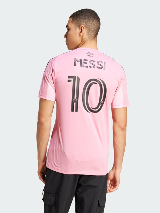 adidas adidas Koszulka techniczna Inter Miami CF 25/26 Messi Home Jersey Różowy Slim Fit