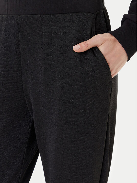 Liu Jo Sport Liu Jo Sport Riidest püksid TF5284 J4747 Must Regular Fit