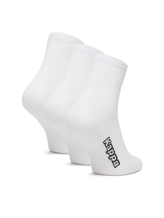 Kappa Kappa Pikad sokid CEO_KR_FRESH_SS26 (3-PACK) Valge