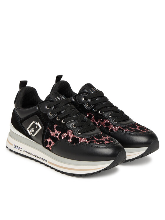 Liu Jo Liu Jo Sneakersy Maxi Wonder 01 BF5009 PX682 Czarny