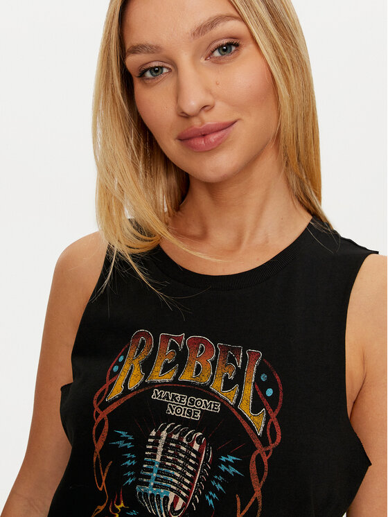 Noisy May Noisy May Marškinėliai Max 27033890 Juoda Regular Fit