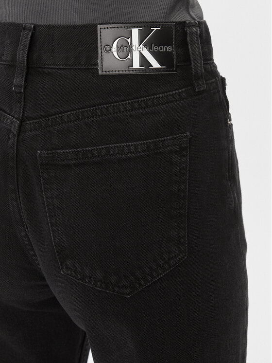 Calvin Klein Jeans Calvin Klein Jeans Jeans hlače J20J221243 Črna Straight Fit