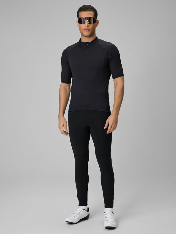 4F 4F Koszulka rowerowa ALTERNATIVE PATH Czarny Slim Fit