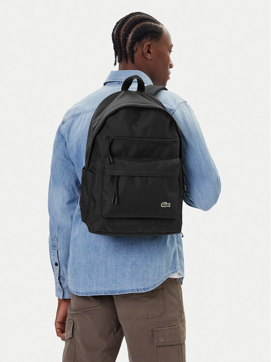 Lacoste Lacoste Ruksak Neocroc NU5180NE Čierna