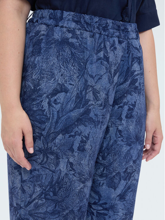 Fiorella Rubino Fiorella Rubino Pantaloni di tessuto P084T105557N0Z4 Blu Regular Fit