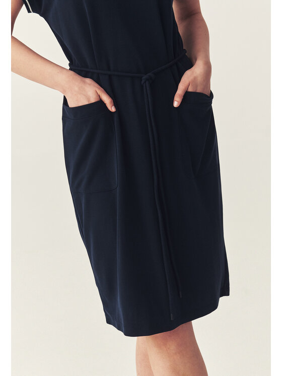 TATUUM TATUUM Úpletové šaty TORINI Tmavomodrá Classic Fit