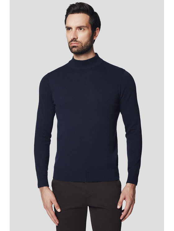 Lancerto Lancerto Golf Svein SW073224000074 Granatowy Regular Fit