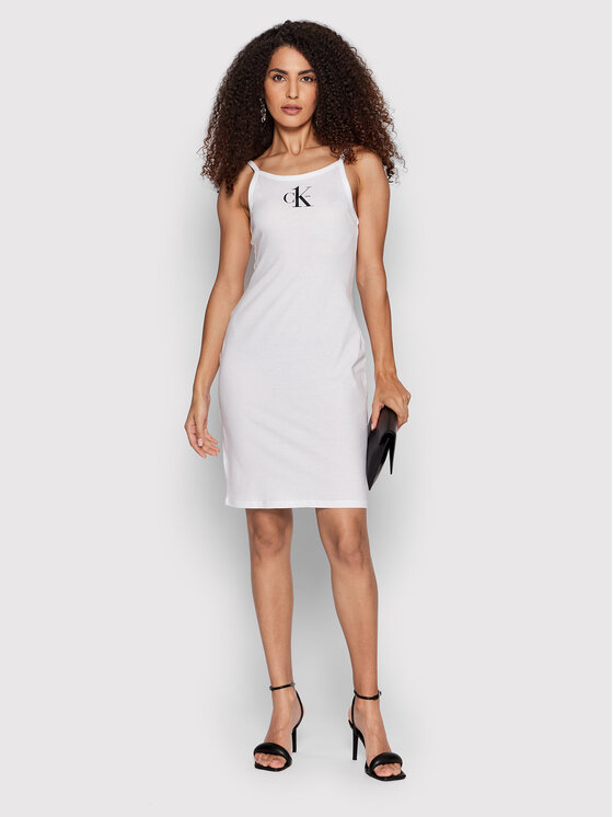 Vestito da spiaggia Ck One KW0KW01783 Bianco