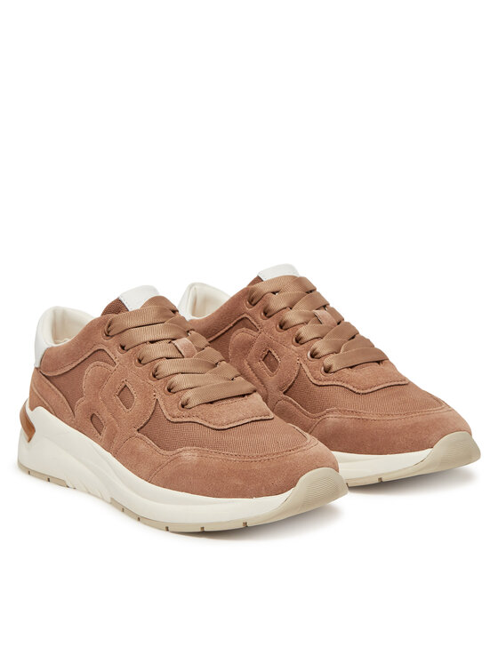 BOSS BOSS Sneakersy Skylar Runn 50541600 Brązowy