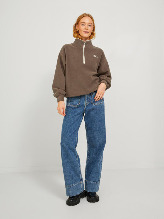 Felpa di pile Celia 12221839 Grigio Regular Fit