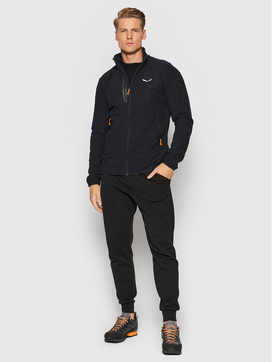 Salewa Salewa Fleecová mikina Paganella 27924 Černá Regular Fit