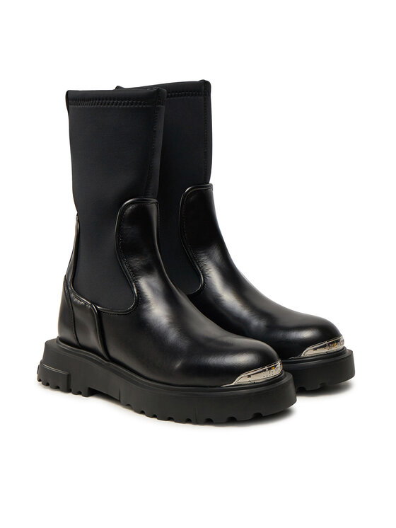 LOVE MOSCHINO LOVE MOSCHINO Čizme JA24114G0LIM600A Crna
