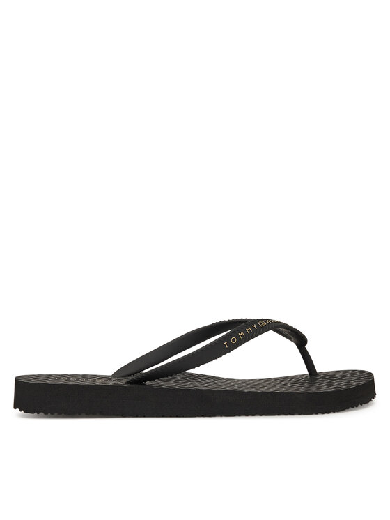 Tommy Hilfiger Tommy Hilfiger Σαγιονάρες Hilfiger Strap Beach Sandal FW0FW08736 Μαύρο