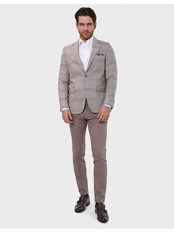 Evenemen Evenemen Marynarka Harmony 05 Beżowy Slim Fit