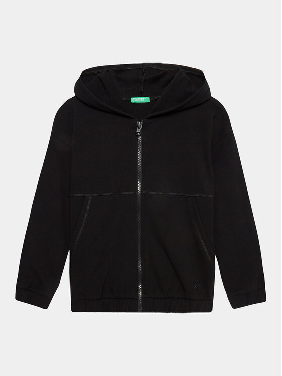 United Colors Of Benetton Felpa 3GNSC502H Nero Relaxed Fit