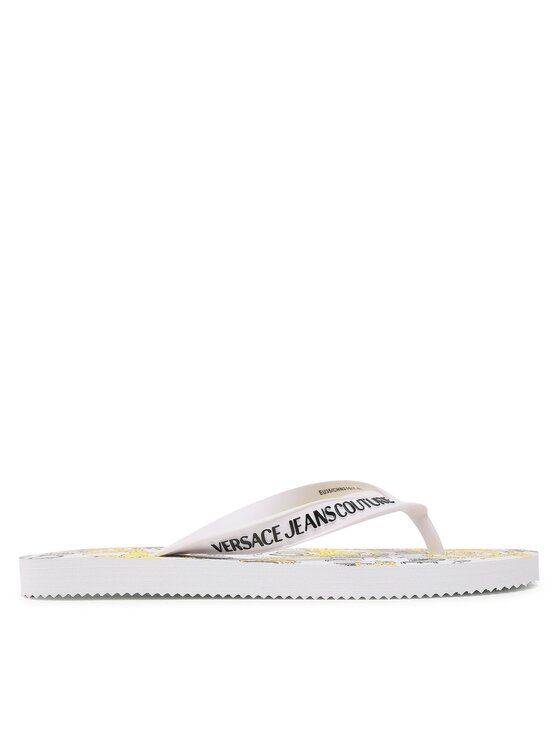versace jeans couture tongs 74va3sq7 blanc