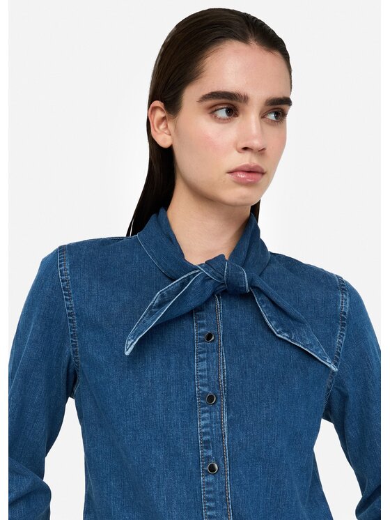 Liu Jo Liu Jo camicia di jeans UF5215D028478941 Celeste Regular Fit