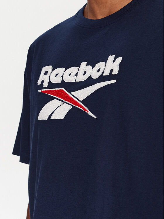 Reebok Reebok T-Shirt RK25153CCM Tmavomodrá Regular Fit