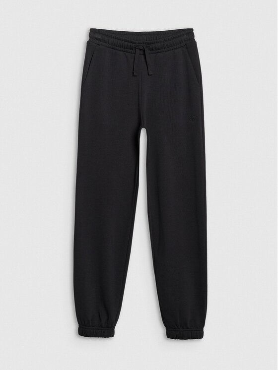 4F 4F Spodnie dresowe 4FJWAW26TTROM2320-20S Czarny Jogger Fit