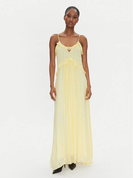 TWINSET TWINSET Sommerkleid 251TP2262 Gelb Loose Fit