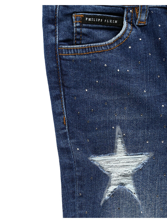 PHILIPP PLEIN PHILIPP PLEIN Jeansy 25649 Błękitny Straight Fit