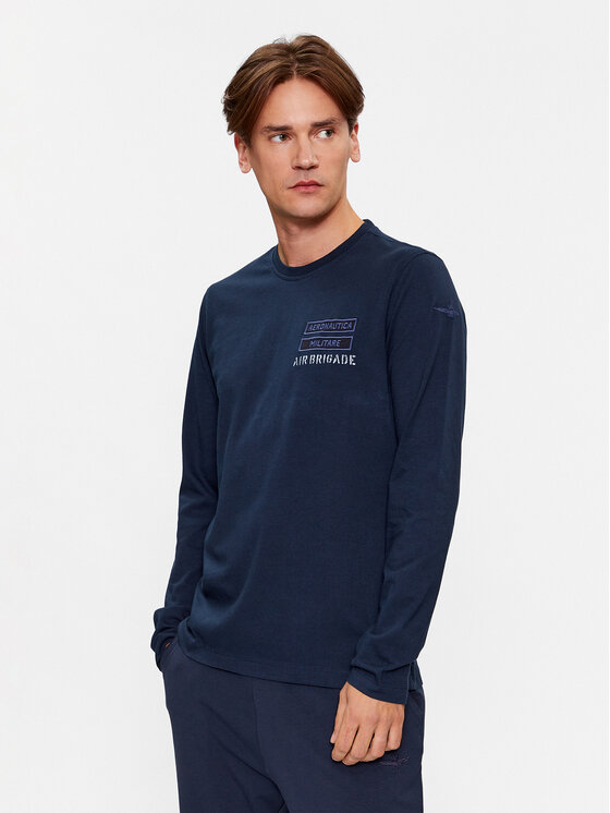 Aeronautica Militare Aeronautica Militare Hosszú ujjú 232TS2127J584 Sötétkék Regular Fit