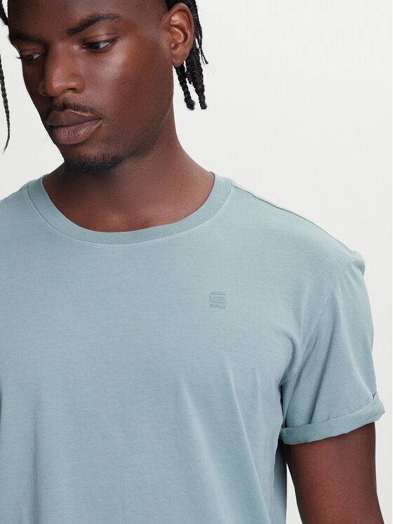 G-Star Raw G-Star Raw T-Shirt Lash D16396-2653 Niebieski Regular Fit
