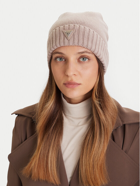 Guess Guess Czapka V4BZ08 Z39B0 Beżowy