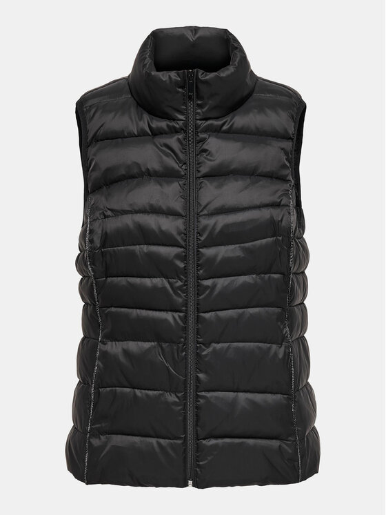 ONLY ONLY Αμάνικο Μπουφάν New Claire 15225157 Μαύρο Regular Fit