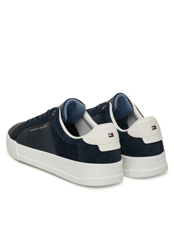 Tommy Hilfiger Tommy Hilfiger Sneakersy Th Court Mix FM0FM05634 Granatowy