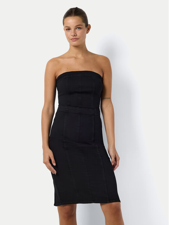 Noisy May Noisy May Дънкова рокля Mira 27031683 Черен Slim Fit