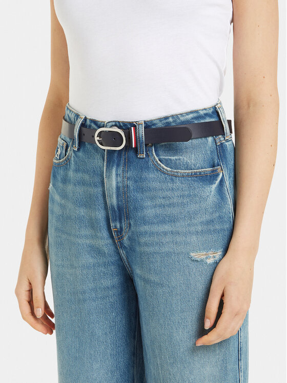 Tommy Hilfiger Tommy Hilfiger Ženski pas Chic 2.5 Corp AW0AW16169 Mornarsko modra