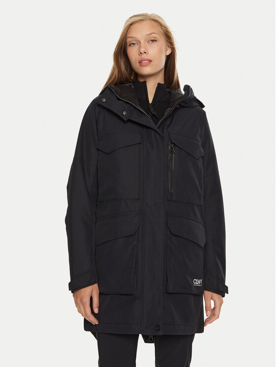 Colourwear Colourwear Μπουφάν για σκι Gritty Parka W 7010316 Μαύρο Regular Fit