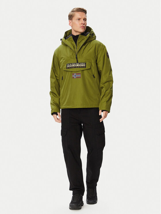 Napapijri Napapijri Kurtka anorak Rainforest Next NP0A4IB9 Khaki Regular Fit